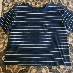 NWOT Navy Striped Tee